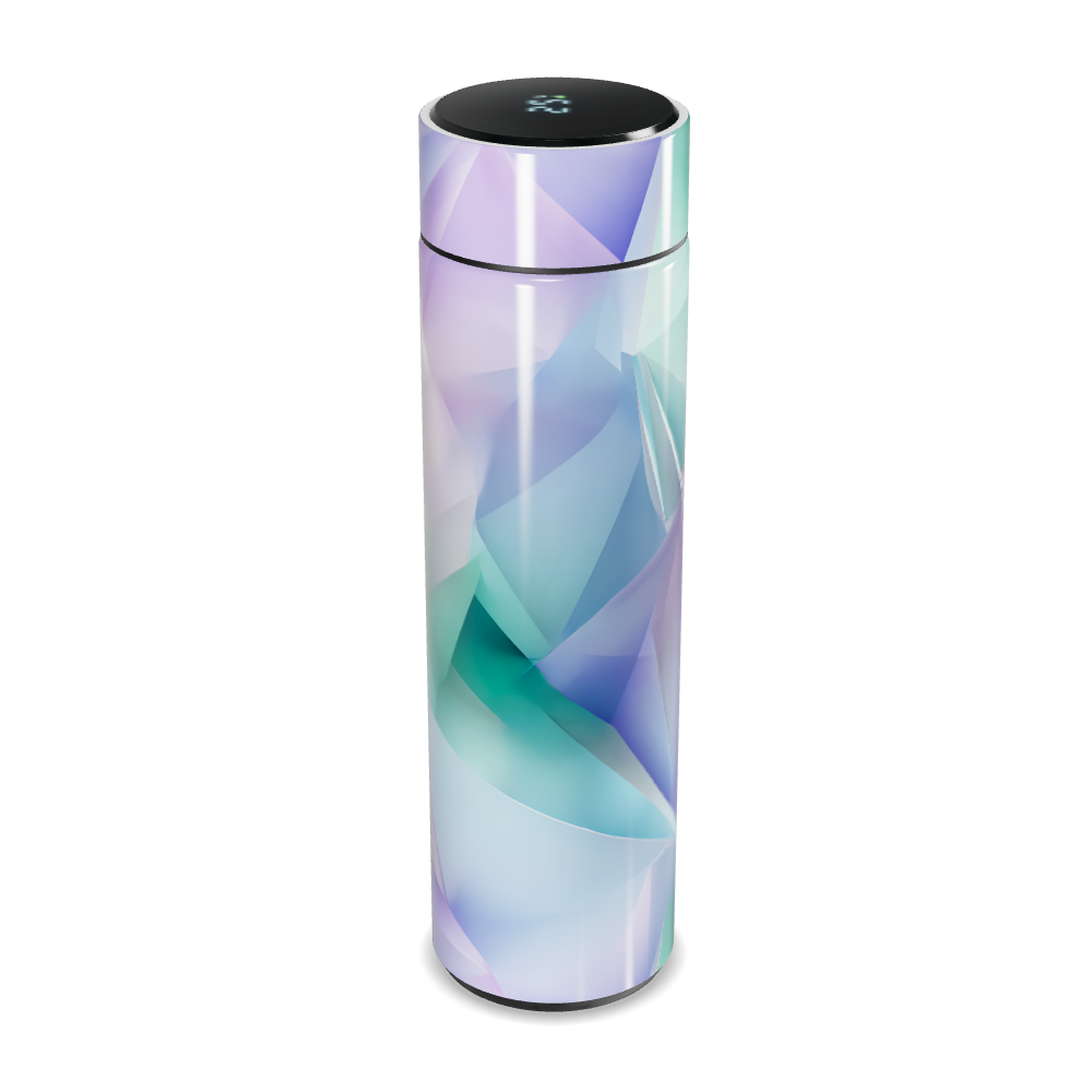 Garrafa Térmica Touch - Estampa Geométrica Colorida