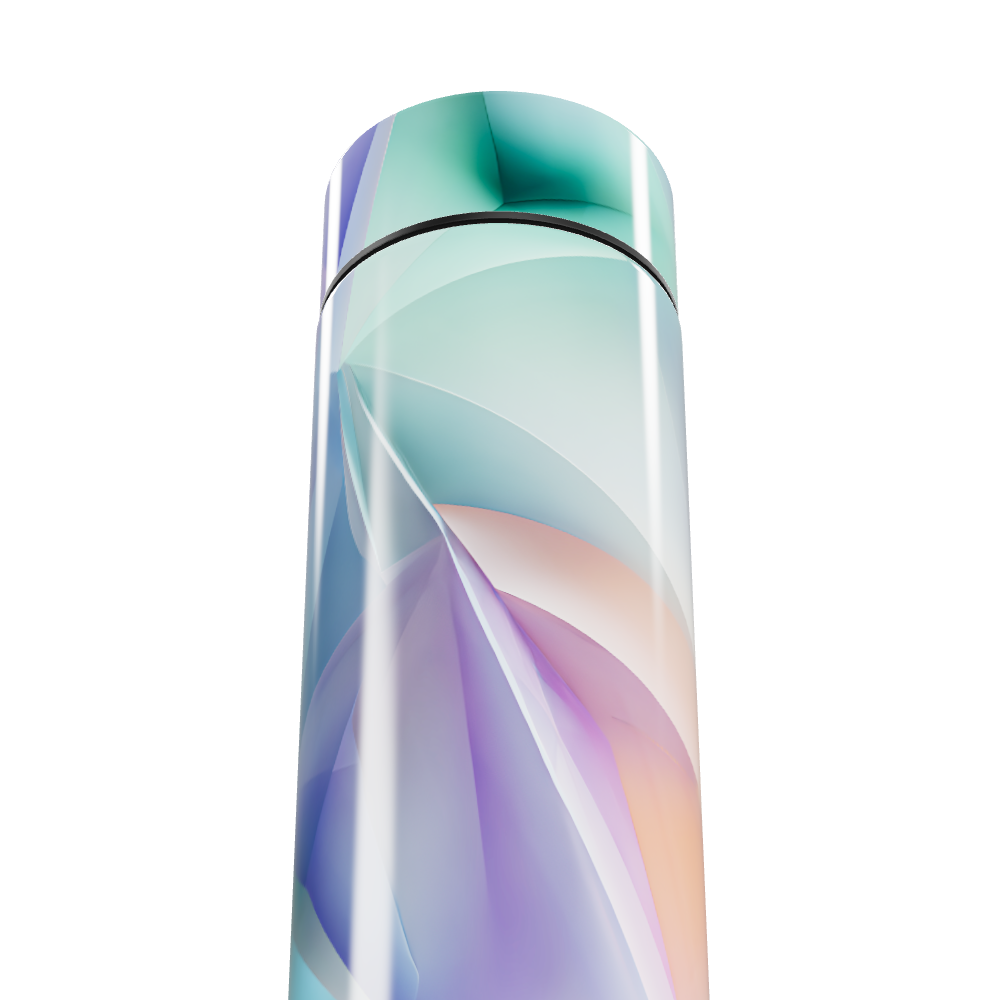 Garrafa Térmica Touch - Estampa Geométrica Colorida