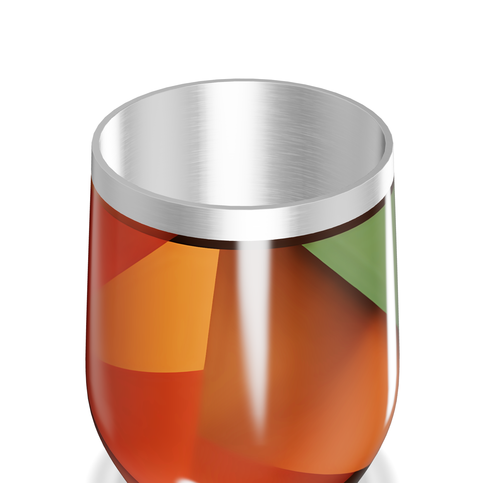 Copo Térmico Slim - Multicolorido Inox