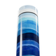 Garrafa Térmica Touch - Listras Azuis Vidro
