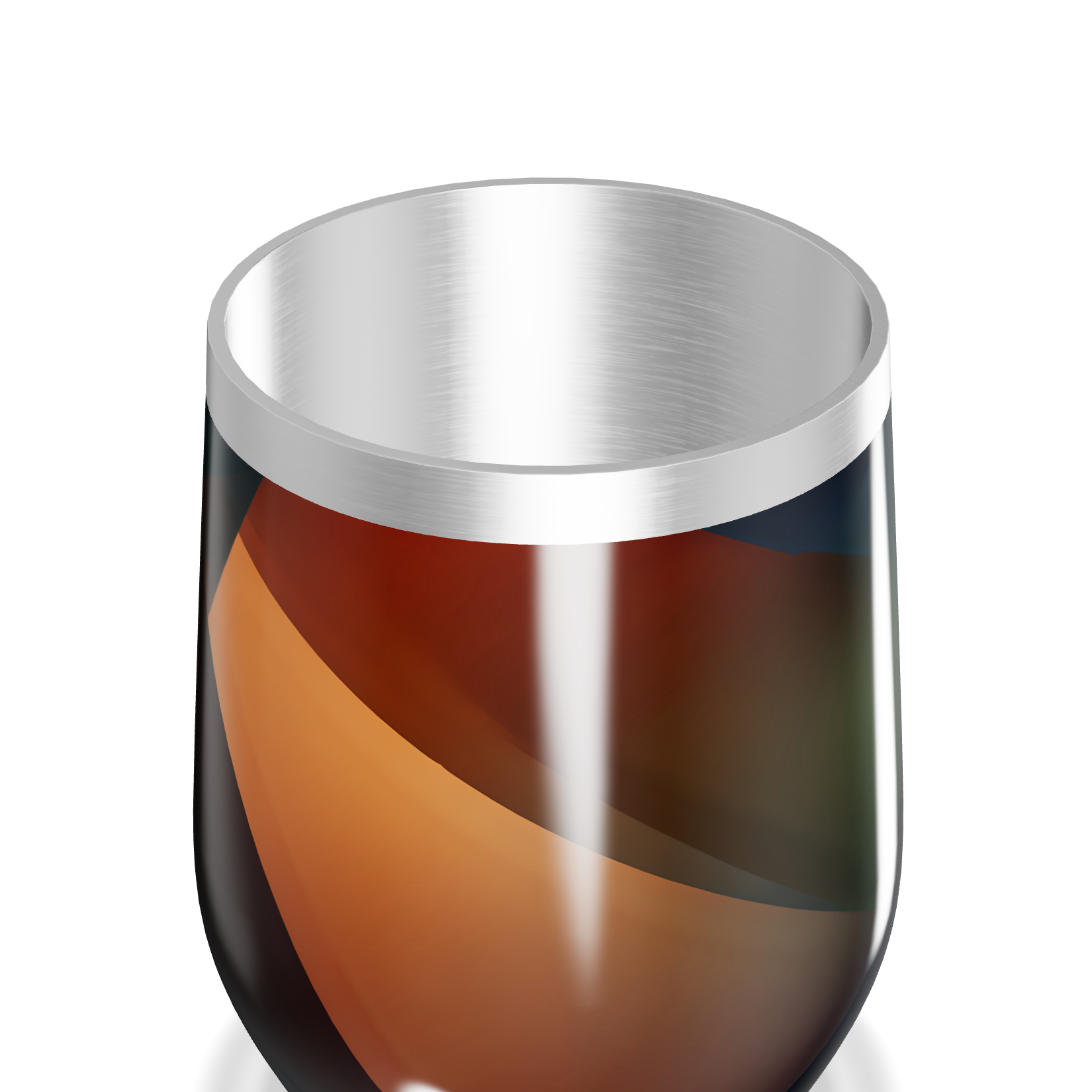 Copo Térmico Slim - Multicolorido Inox