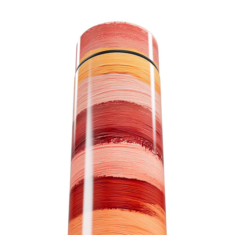 Garrafa Térmica Touch - Listras Coloridas