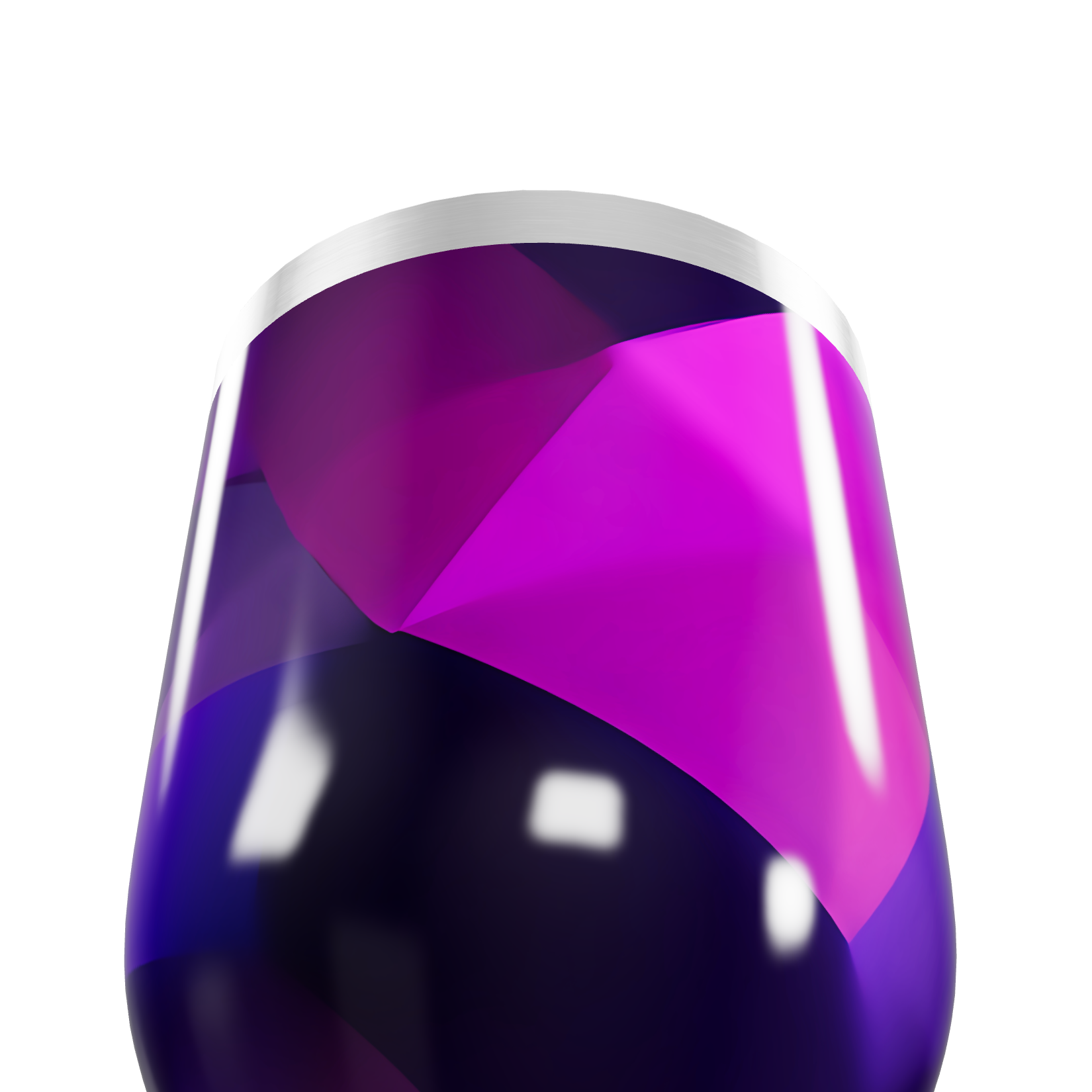 Copo Térmico Slim - Roxo Geométrico Inox