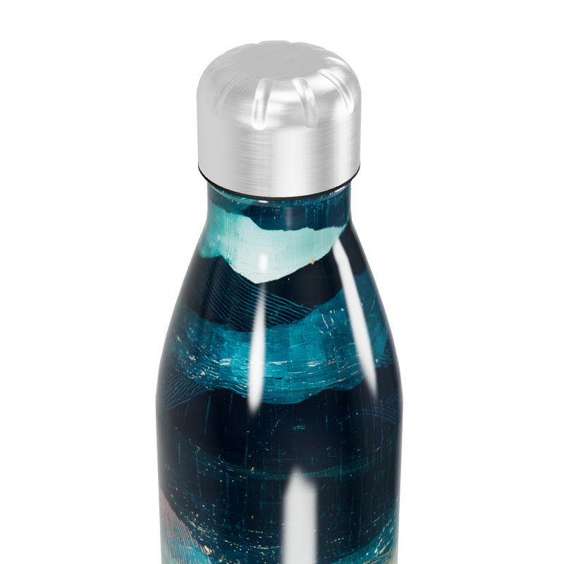 Garrafa Inox - Azul Estampada