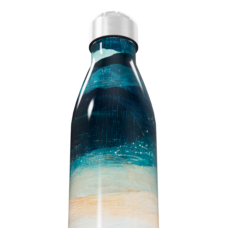 Garrafa Inox - Azul Estampada