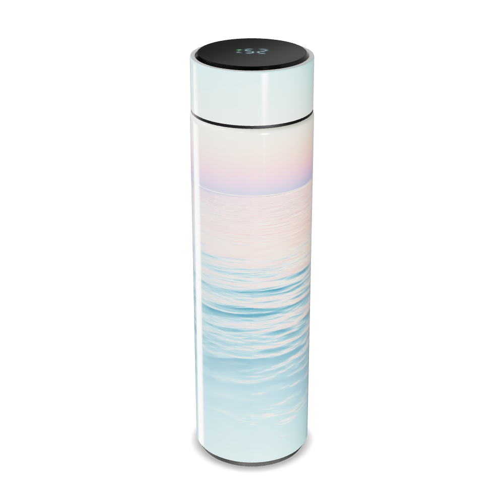 Garrafa Térmica Touch - Estampa Oceano Pastel