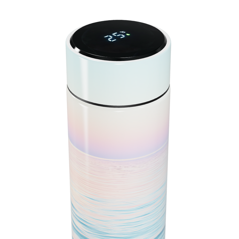 Garrafa Térmica Touch - Estampa Oceano Pastel