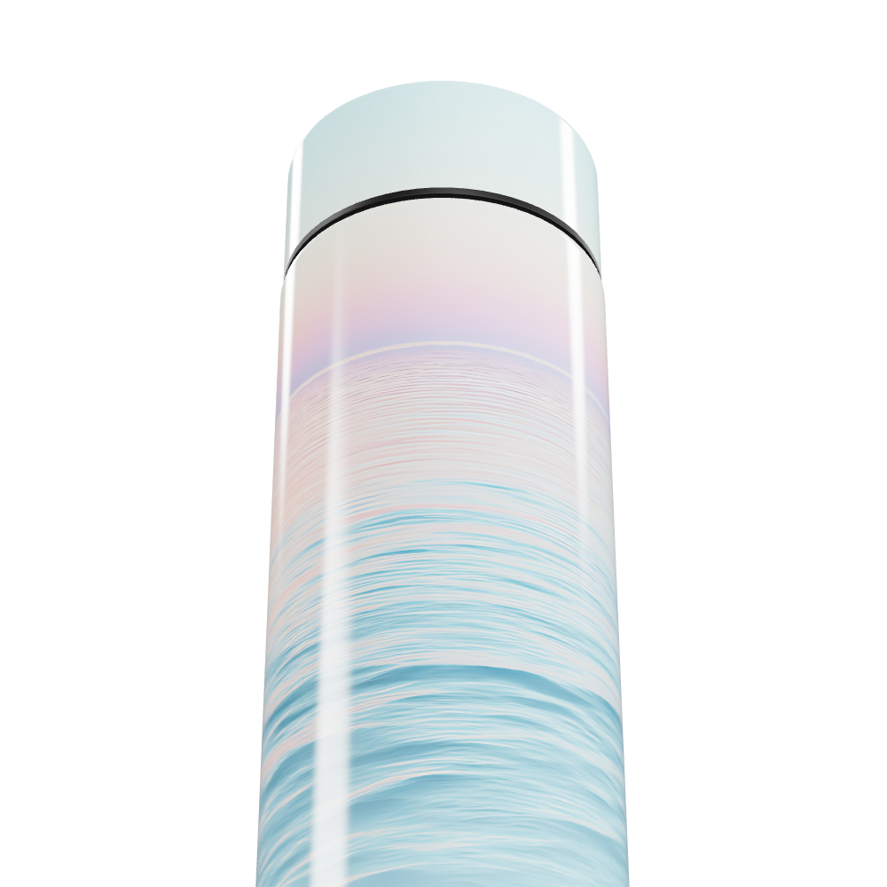 Garrafa Térmica Touch - Estampa Oceano Pastel