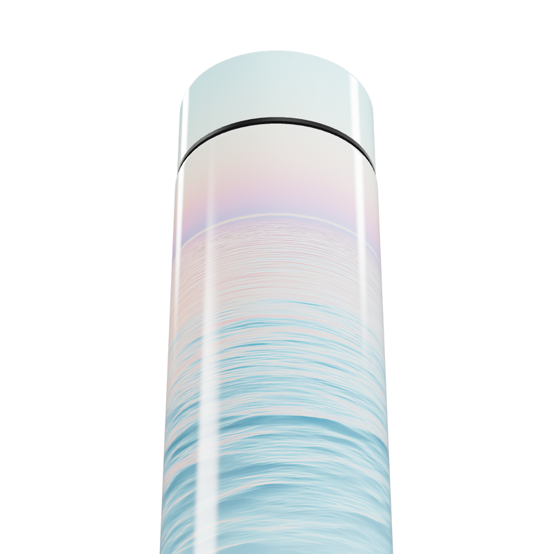 Garrafa Térmica Touch - Estampa Oceano Pastel