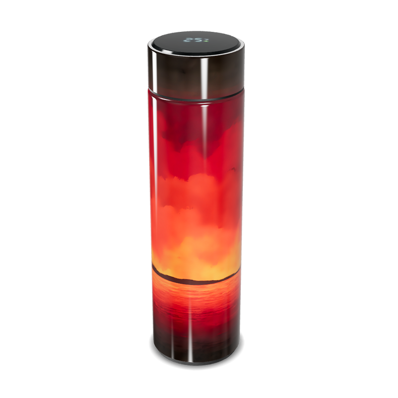 Garrafa Térmica Touch - Pôr do Sol Vermelho
