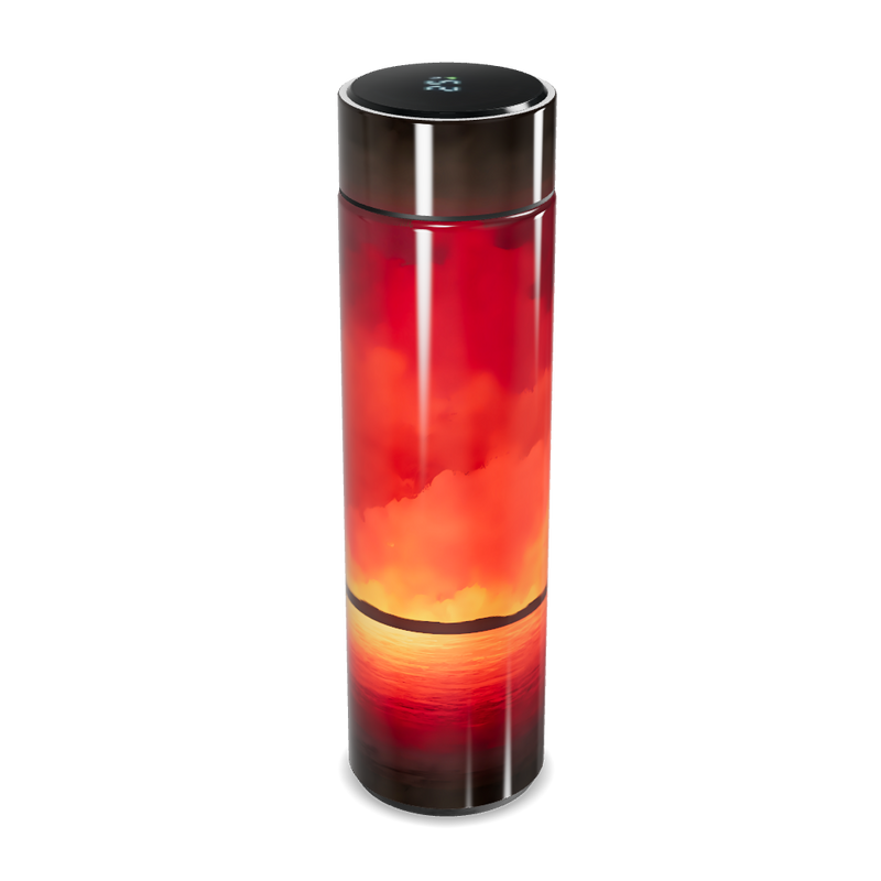 Garrafa Térmica Touch - Pôr do Sol Vermelho