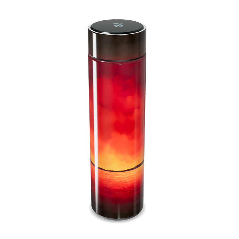 Garrafa Térmica Touch - Pôr do Sol Vermelho