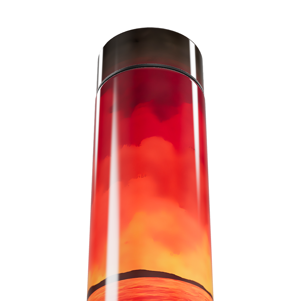 Garrafa Térmica Touch - Pôr do Sol Vermelho