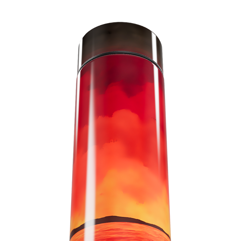 Garrafa Térmica Touch - Pôr do Sol Vermelho