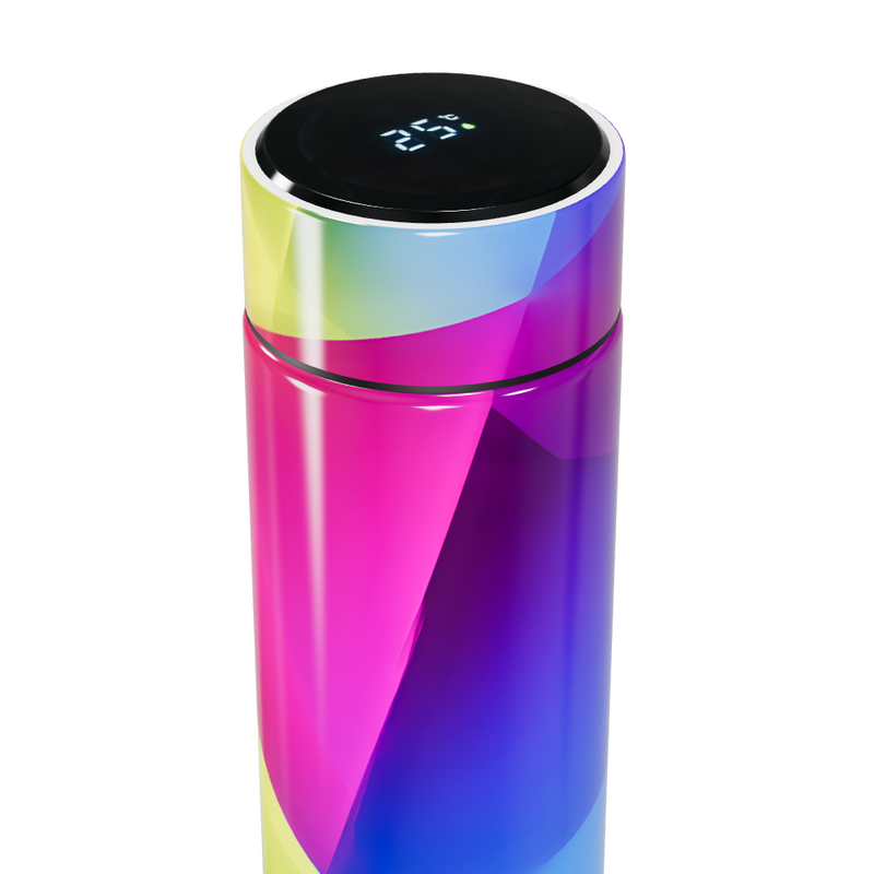 Garrafa Térmica Touch - Multicolorida LED Digital