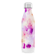 Garrafa Inox - Floral Rosa e Roxa