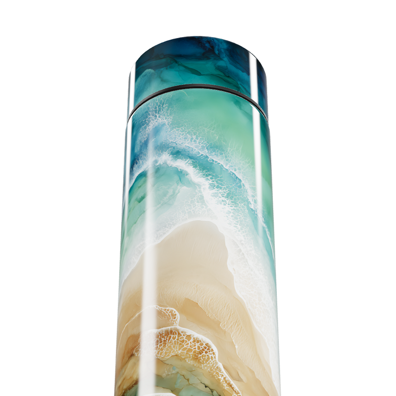 Garrafa Térmica Touch - Paisagem Oceânica