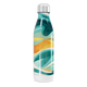 Garrafa Inox - Estampa Ondas Coloridas