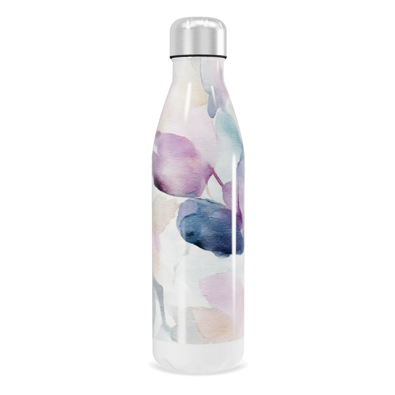 Garrafa Inox - Estampa Floral Aquarela