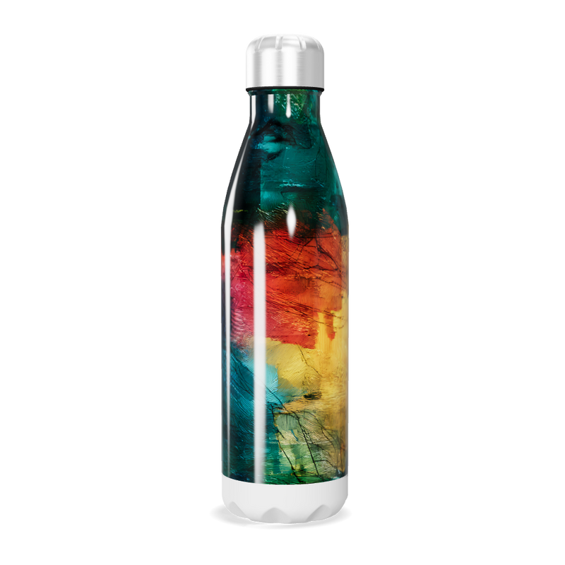 Garrafa Inox - Multicolorida Estampa Artística