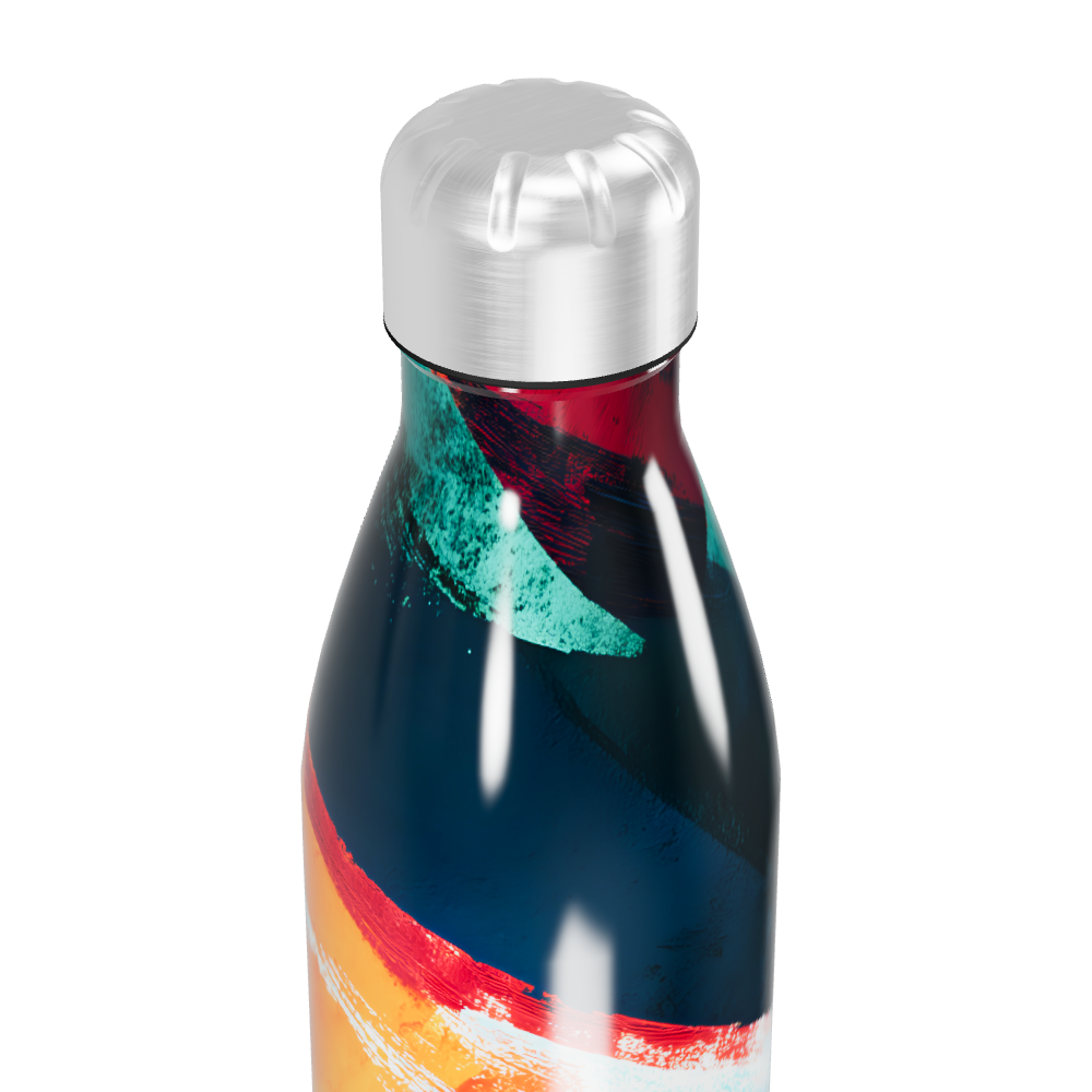 Garrafa Inox Estampada Colorida