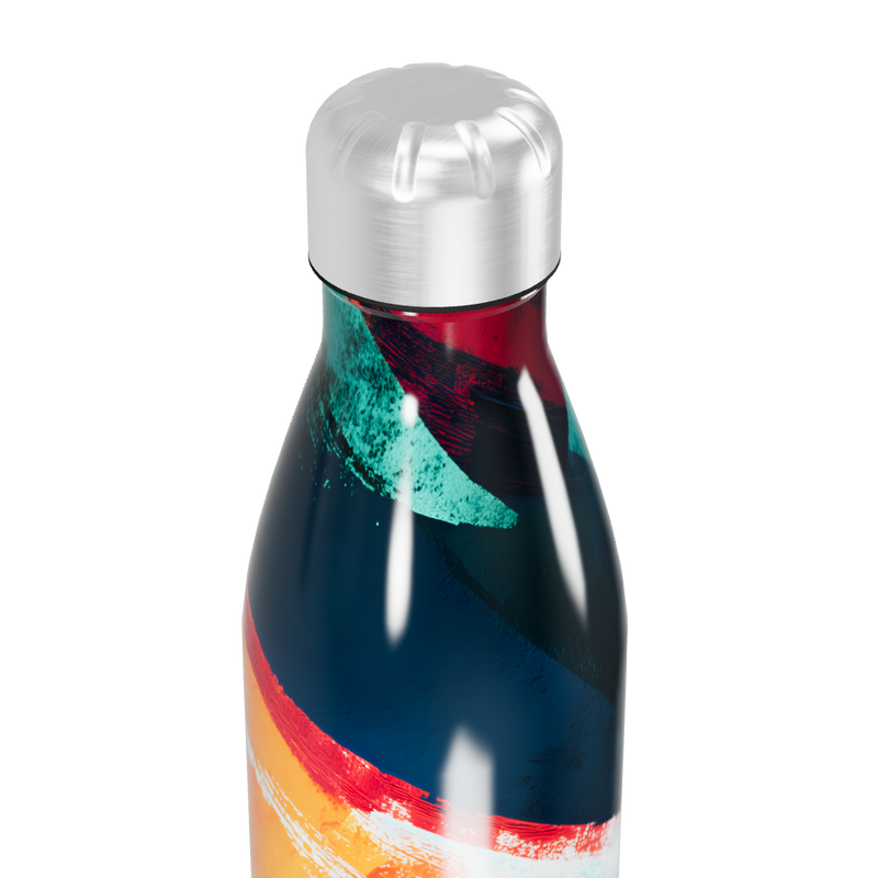 Garrafa Inox Estampada Colorida
