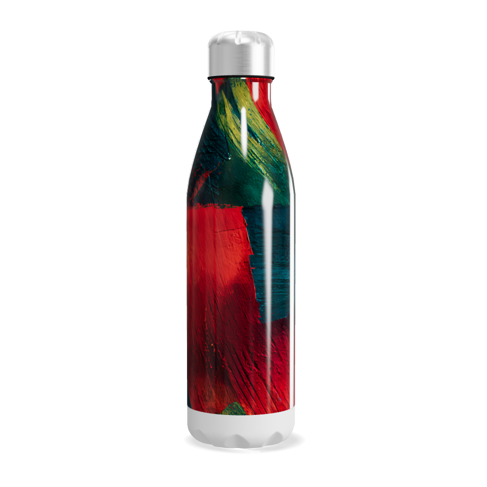 Garrafa Inox Estampada Colorida 500ml