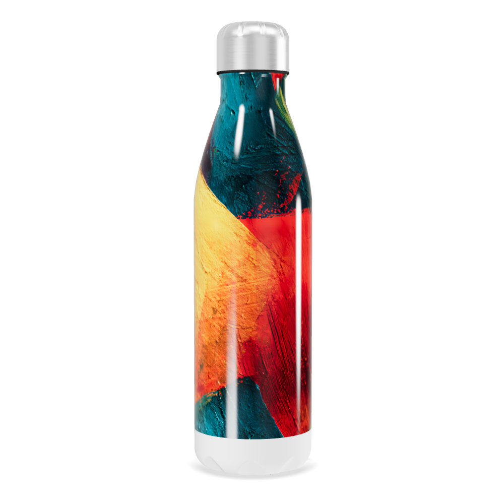 Garrafa Inox Estampada Colorida 500ml