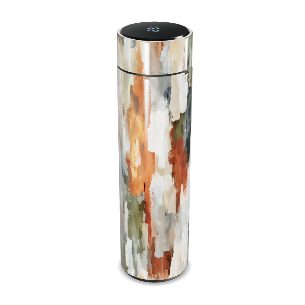 Garrafa Térmica Touch - Estampa Abstrata Colorida