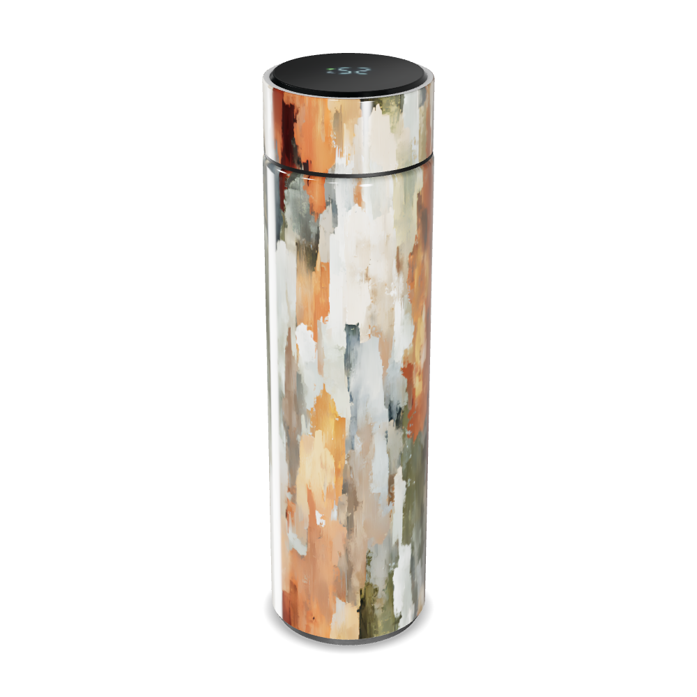 Garrafa Térmica Touch - Estampa Abstrata Colorida