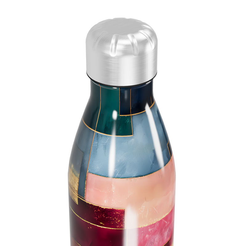 Garrafa Inox - Multicolorida Abstrata