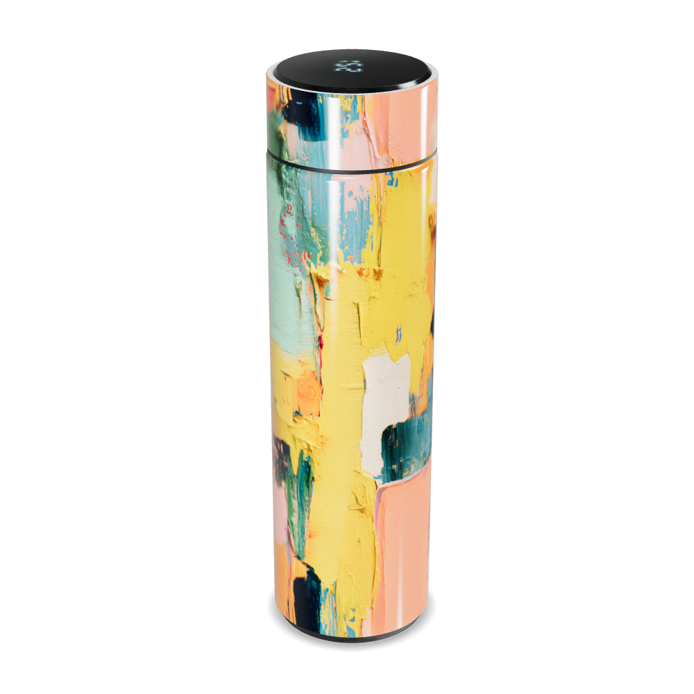 Garrafa Térmica Touch - Colorida com Tela LED