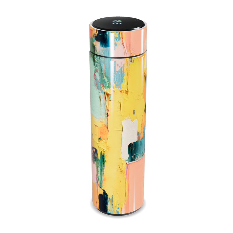 Garrafa Térmica Touch - Colorida com Tela LED