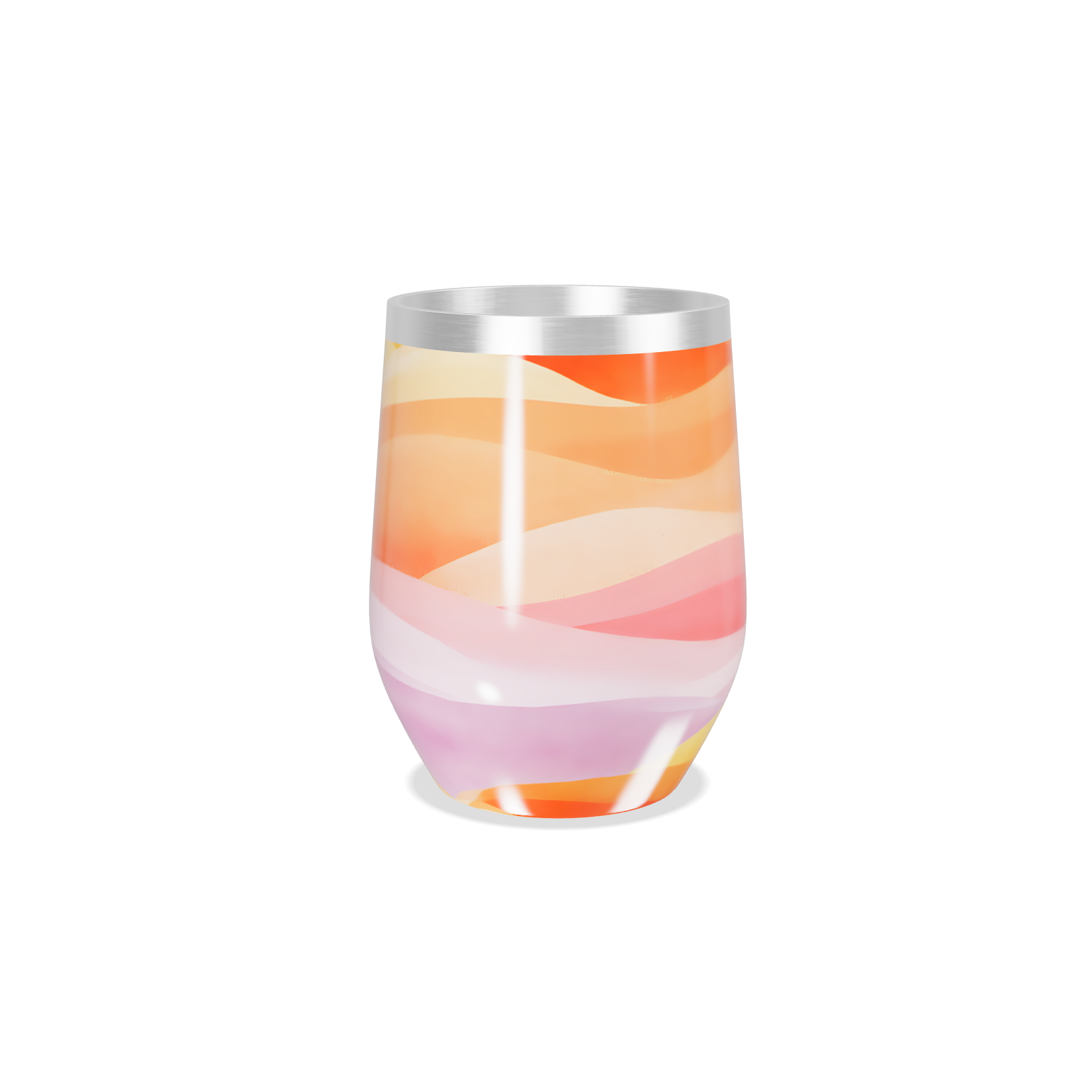 Copo Térmico Slim - Multicolorido Inox