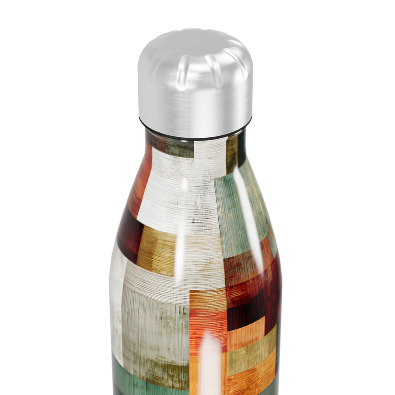 Garrafa Inox - Estampada Geométrica Colorida