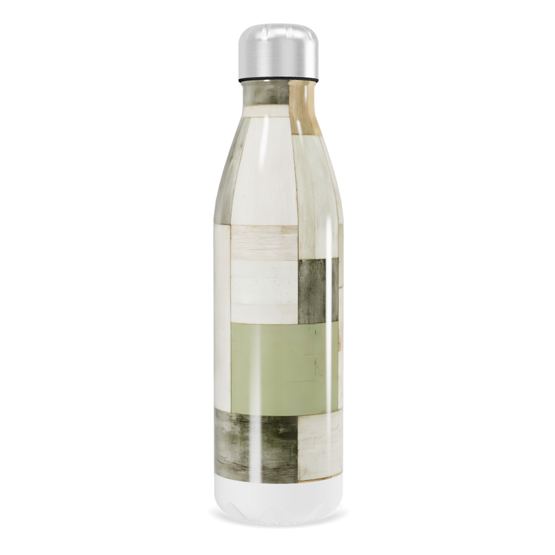 Garrafa Inox - Estampa Geométrica Colorida