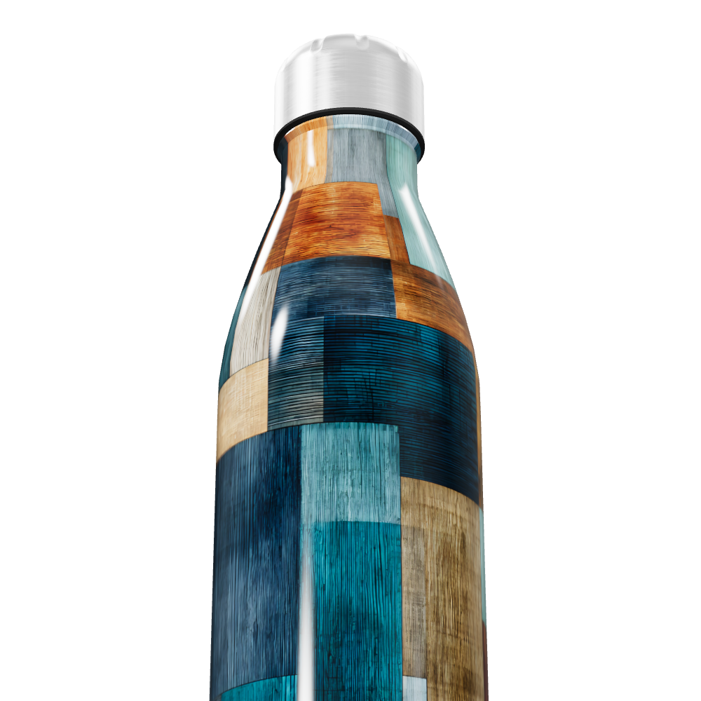 Garrafa Inox Estampada - Multicolor Moderna