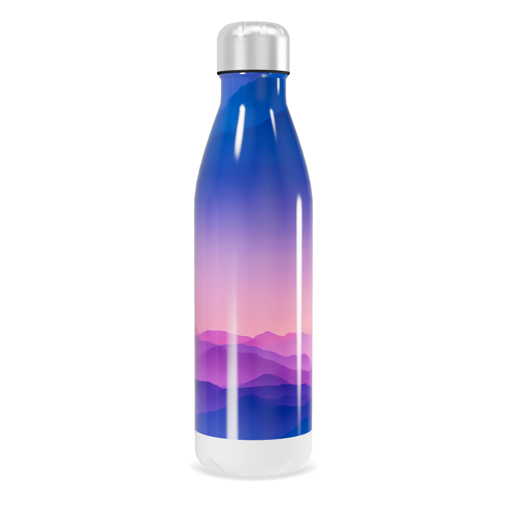 Garrafa Inox - Azul Gradiente 500ml