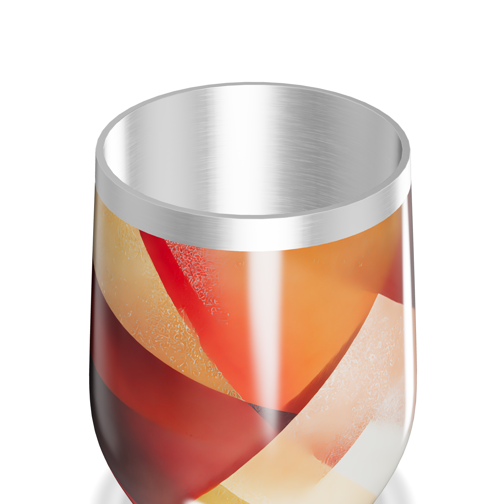 Copo Térmico Slim - Estampa Geométrica Colorida