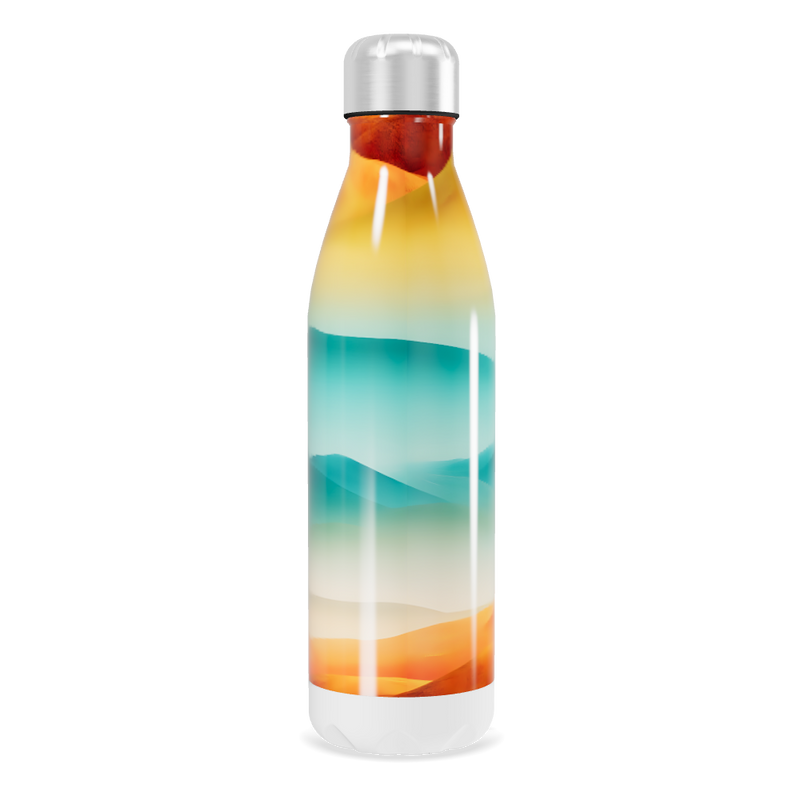 Garrafa Inox - Estampada degrade colorida