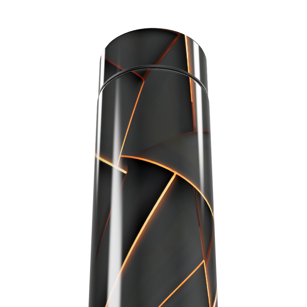 Garrafa Térmica Touch - Preto Design Geométrico