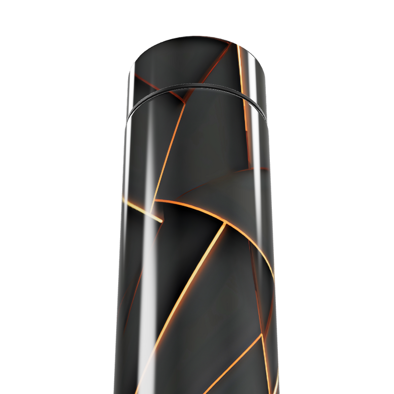 Garrafa Térmica Touch - Preto Design Geométrico