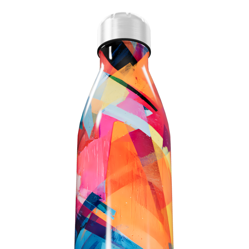 Garrafa Inox - Estampa Colorida