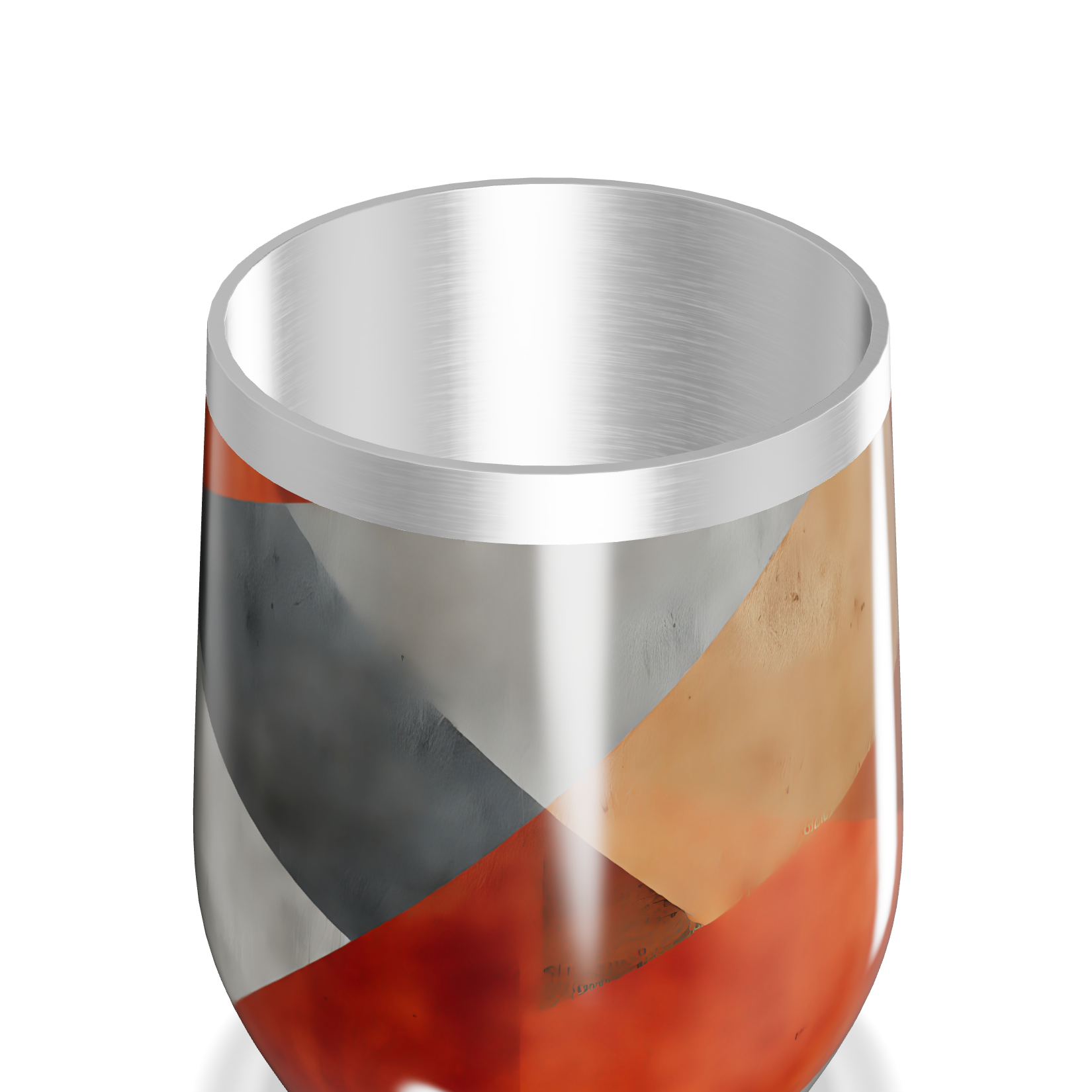 Copo Térmico Slim - Colorido Metálico Vidro