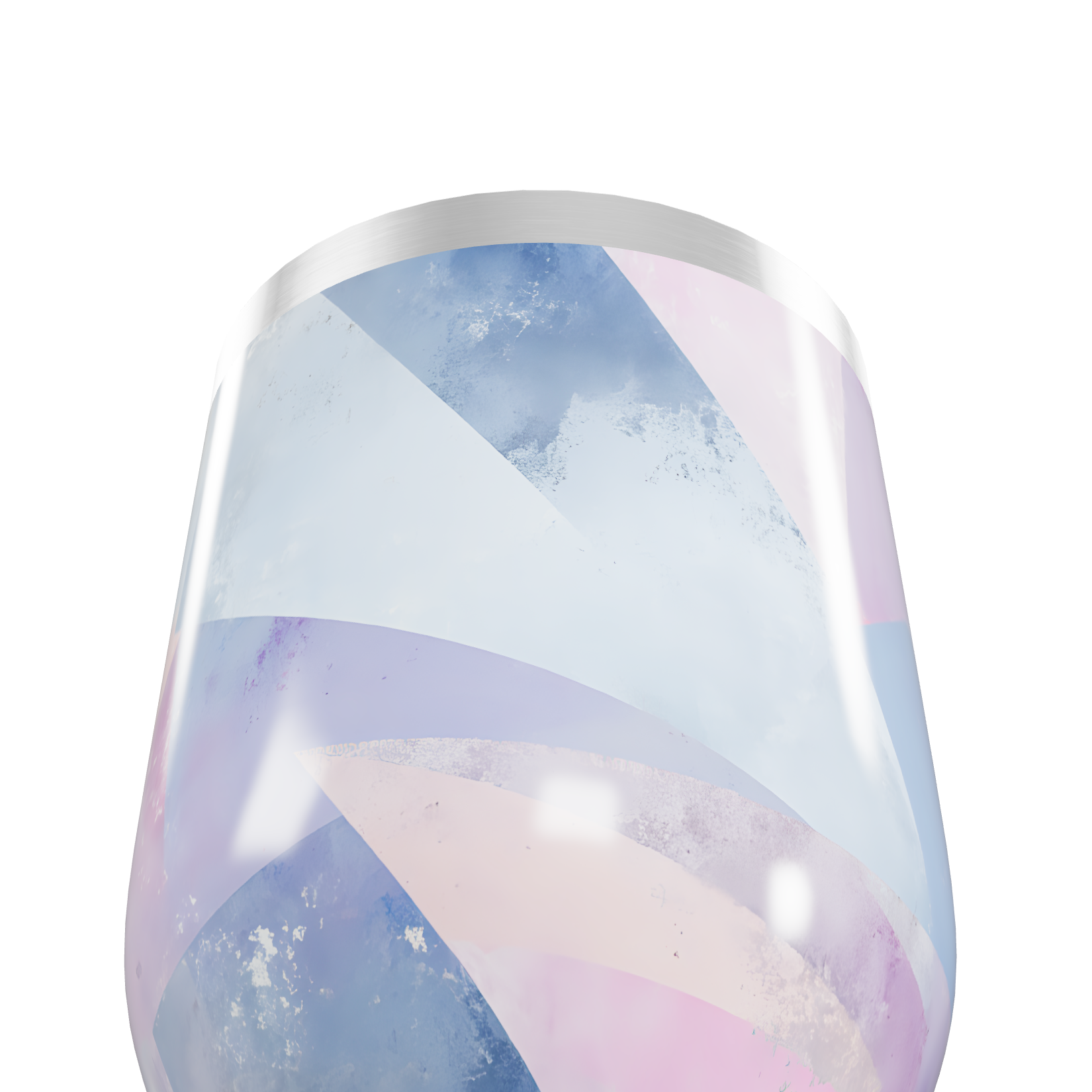 Copo Térmico Slim - Estampa Pastel Aço Inox