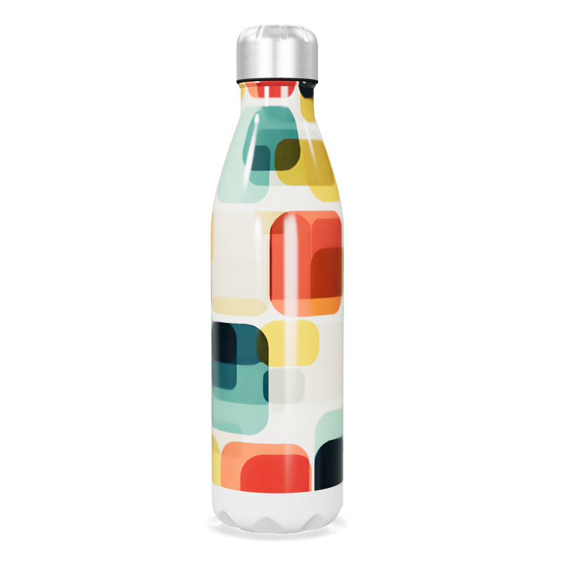 Garrafa Inox Estampada Colorida 750ml