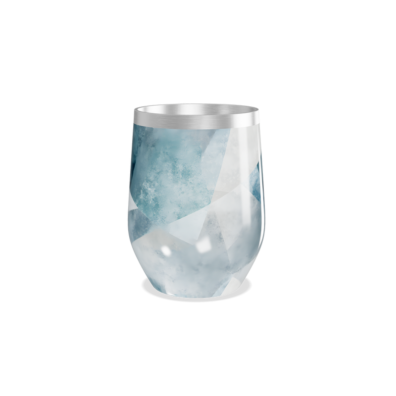 Copo Térmico Slim - Azul Marmorizado Inox