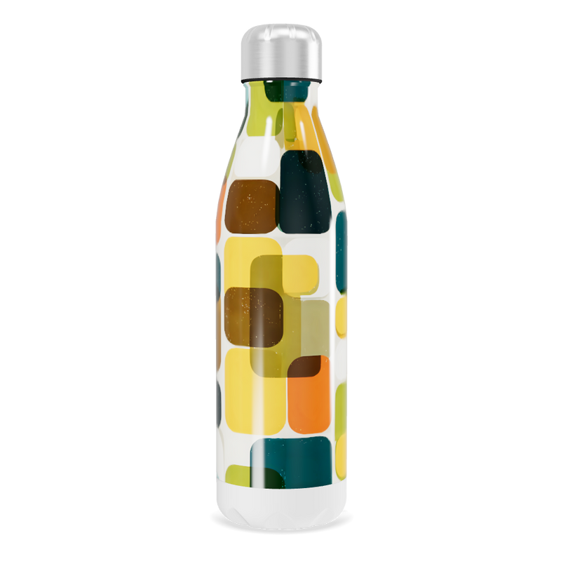 Garrafa Inox Estampada Colorida 750ml