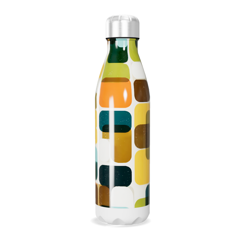 Garrafa Inox Estampada Colorida 750ml
