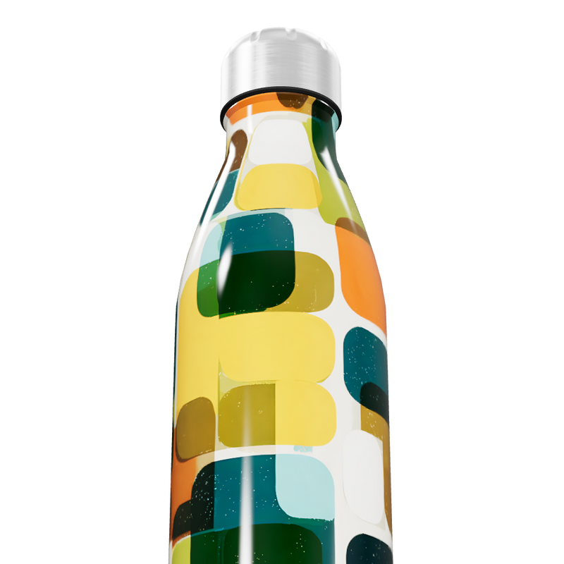 Garrafa Inox Estampada Colorida 750ml